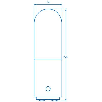 Barthelme 00122610 Kleinröhrenlampe 220 V, 260 V 6 W, 10 W BA15d  Klar 1 St. 