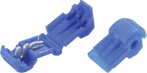 3M 952-B Abzweigverbinder flexibel: 0.8-2 mm² starr: 0.8-2 mm² Polzahl: 2 1 St. Blau