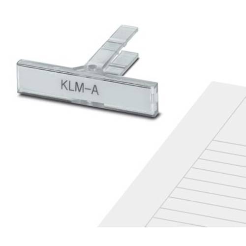 Phoenix Contact 1003446 ES/LP-BW Gerätemarkierung Montage-Art: aufschieben Beschriftungsfläche: 29 x 8 mm Weiß Anzahl Ma...