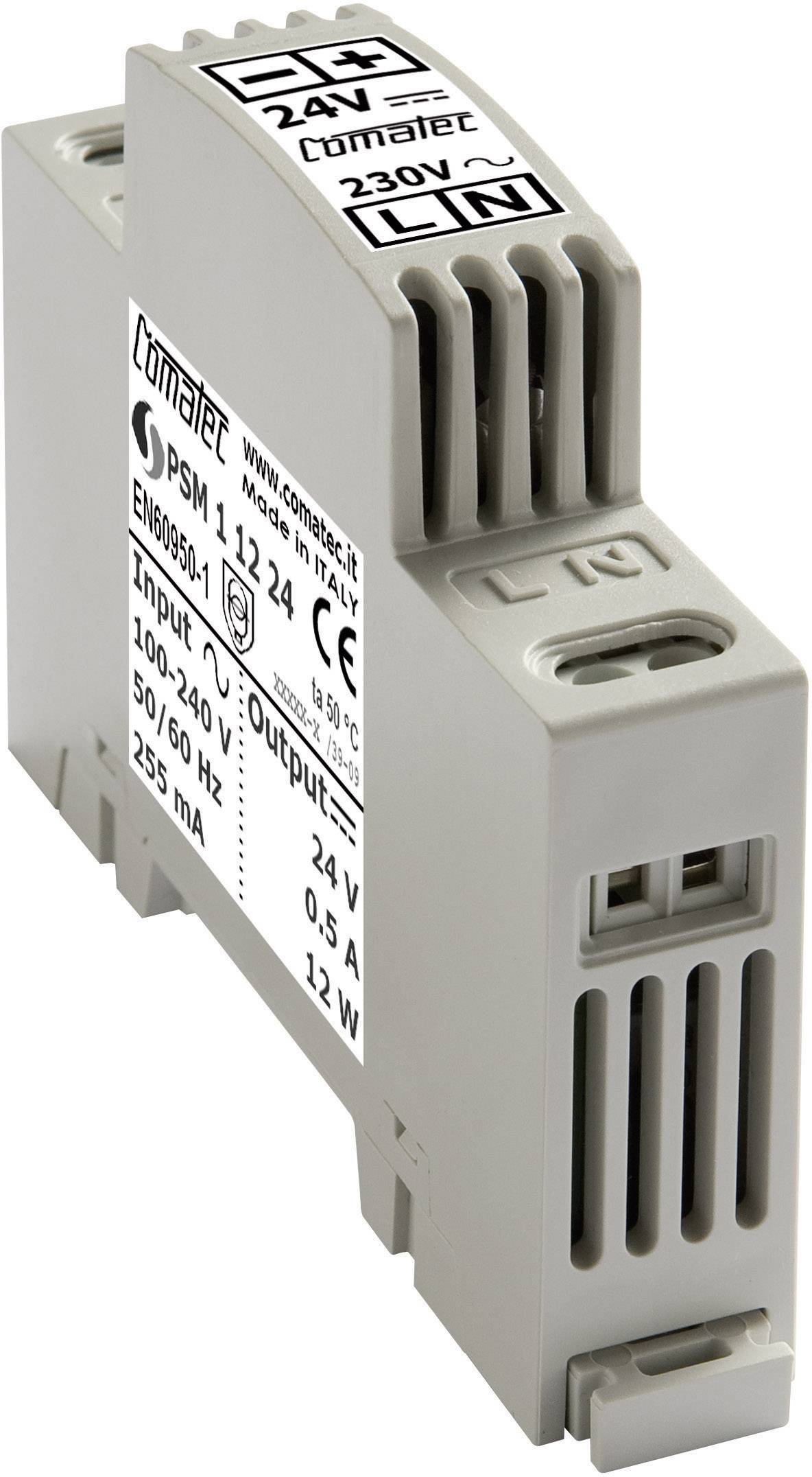 COMATEC PSM11224 Hutschienen-Netzteil (DIN-Rail) 24 V/DC 0.5 A