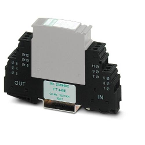 Phoenix Contact 2839402 PT 4-BE Überspannungsschutz-Sockel 10er Set Überspannungsschutz für: Verteilerschrank 10 St.