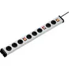 Ehmann 0203x00082301 Steckdosenleiste mit Schalter 8fach Grau Schutzkontakt 1 St.