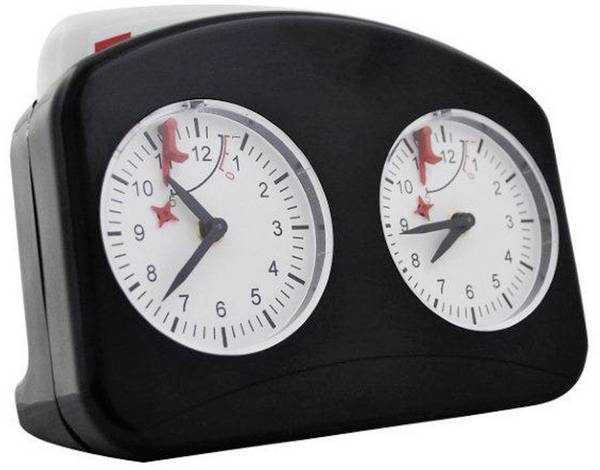 888801 Bauer sw Schachuhr Schwarz