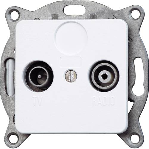 Kopp Einsatz TV-, Radio-Steckdose Europa Arktis-Weiß, Matt 110213082 1 St.