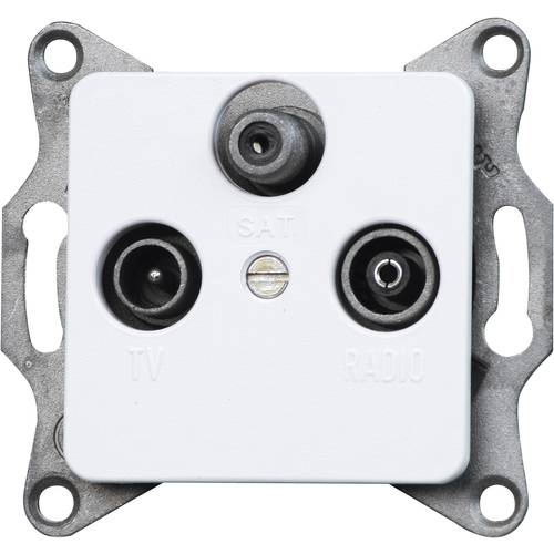 Kopp Einsatz TV-, Radio-, SAT-Steckdose Europa Arktis-Weiß, Matt 915813089 1 St.