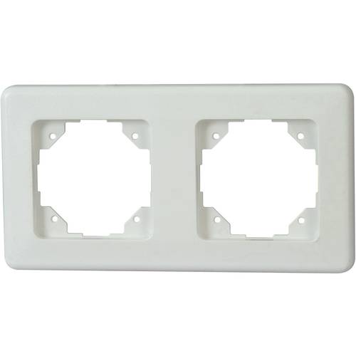 Kopp 2fach Rahmen Europa Arktis-Weiß, Matt 303213084 1 St.