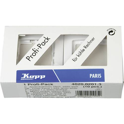 Kopp 1fach Rahmen Paris Weiß 402002013 10 St.