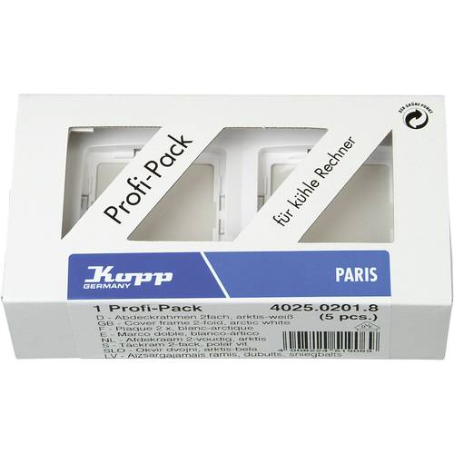 Kopp 2fach Rahmen Paris Weiß 402502018 5 St.