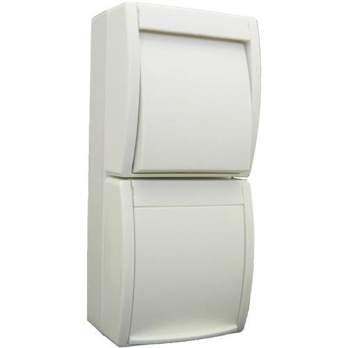 Busch-Jaeger 2601/6/20 EW-54 Feuchtraum-Schalterprogramm Schalter/Steckdosen Kombination Ocean Aufputz Weiß 1 St.