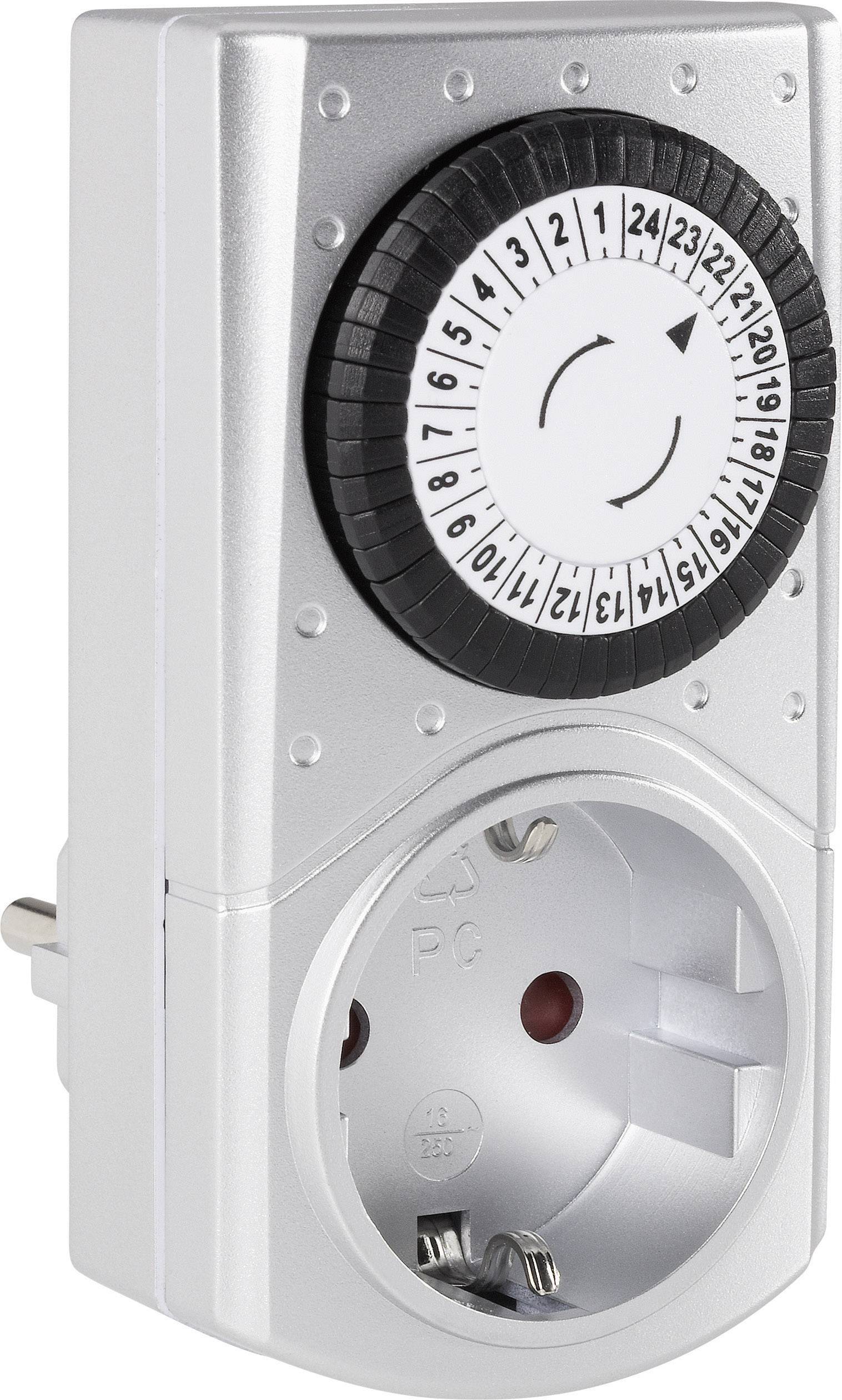 GAO 17SWD//3A Steckdosen-Zeitschaltuhr analog Tagesprogramm 3680 W IP20