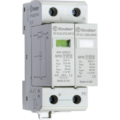Finder 7P.12.8.275.1012 7P.12.8.275.1012 Überspannungsschutz-Ableiter 30 kA 1 St.