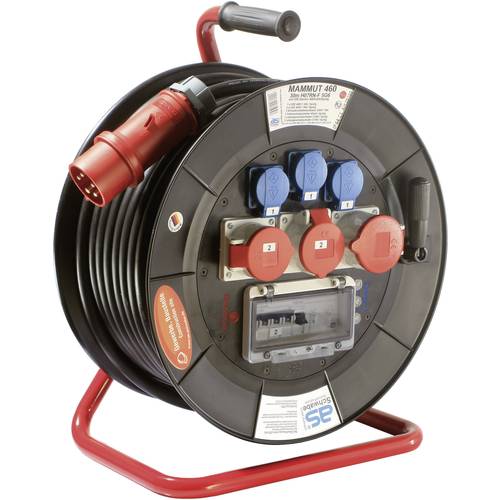 Thumbnail - AS Schwabe 26105 Kabeltrommel 30.00 m Schwarz CEE-Stecker 32 A 5polig