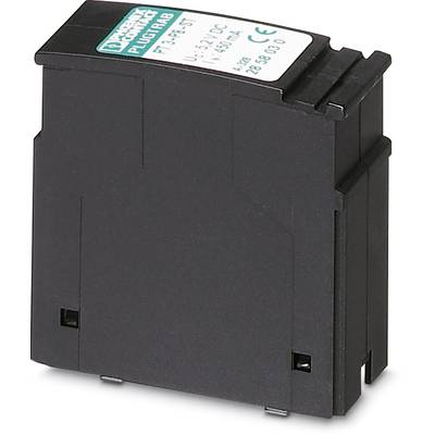 Schwarzes elektronisches Bauteil in rechteckiger Form mit einem weißen Etikett oben, das technische Spezifikationen anzeigt.