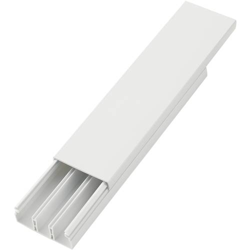 Sygonix SY-5045586 Kabelrinne (L x B x H) 2 m x 50.8 mm x 20.3 mm 1 St. Weiß