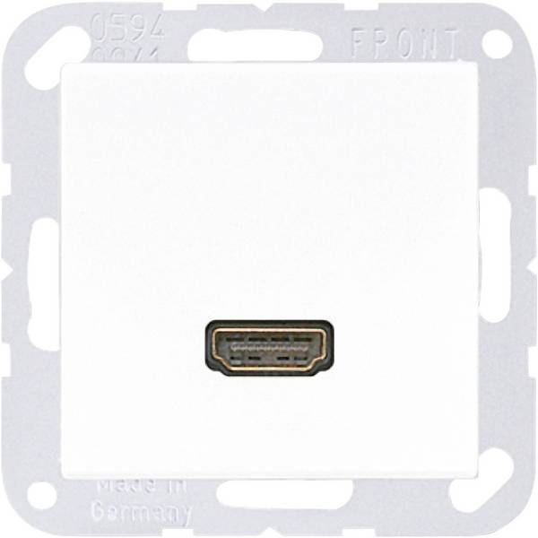 Jung  Einsatz HDMI AS 500, A 500, A creation, A plus Alpinweiß MAA1112WW 1 St.