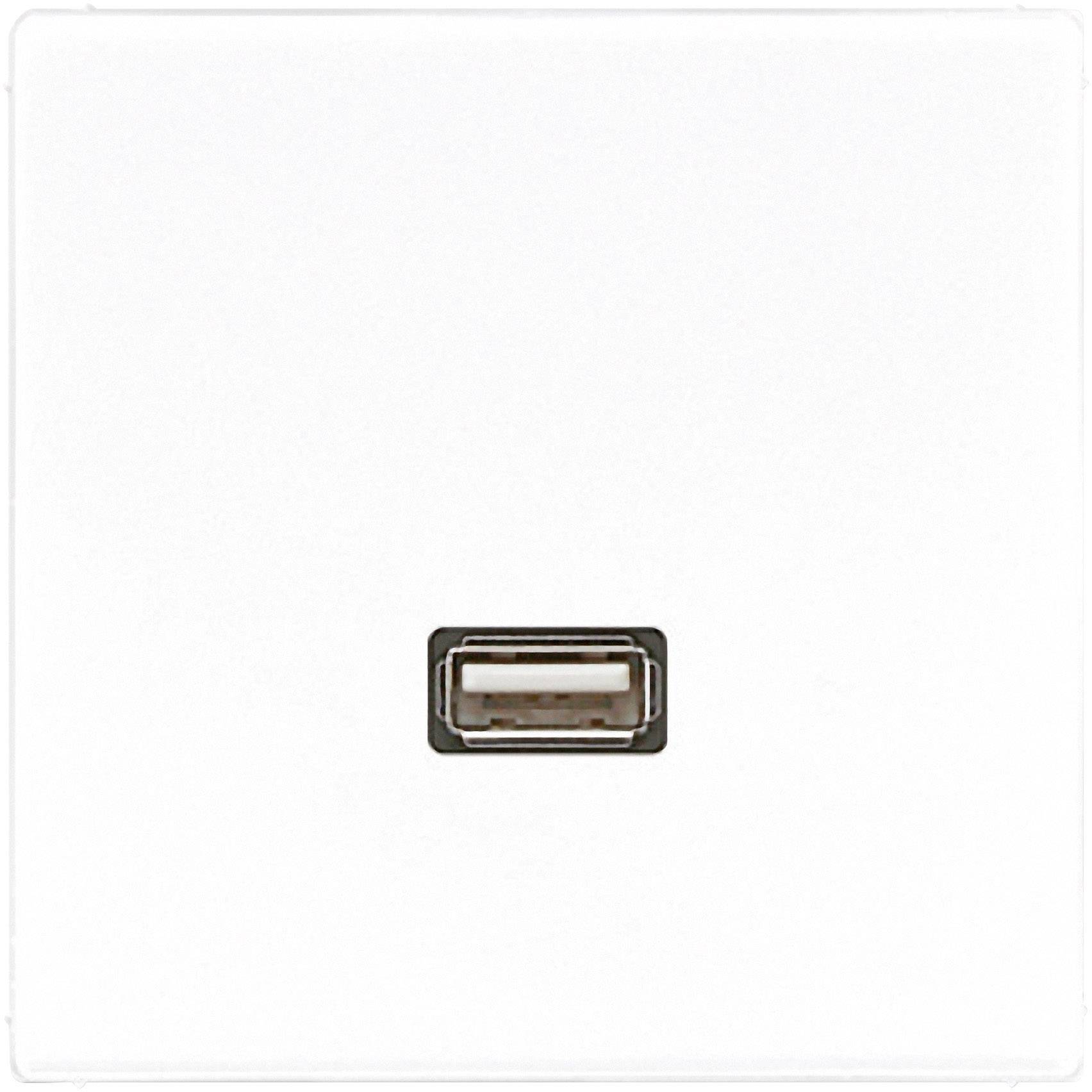 Jung Multimedia-Anschluss ws USB m.Tragring MA LS 1122-0
