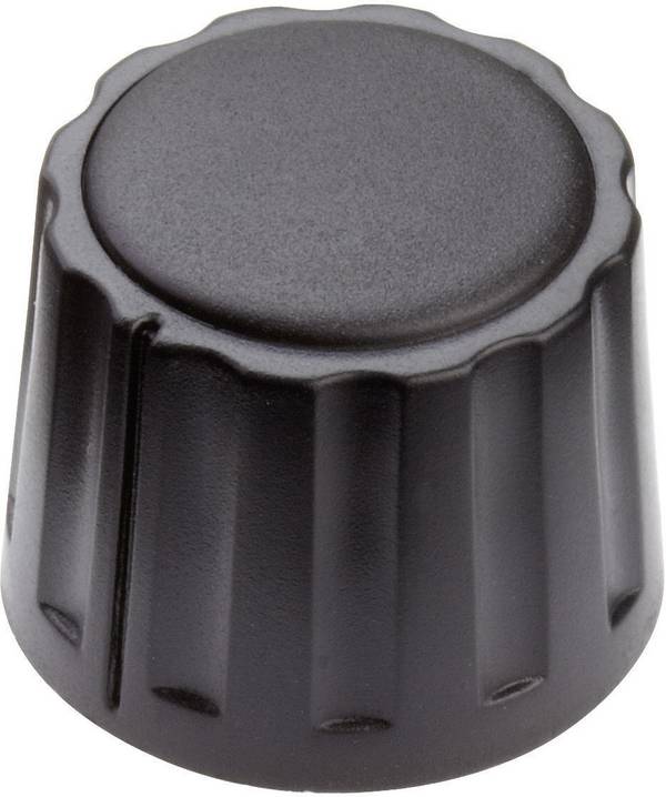 Mentor 4332.6000 4332.6000 Drehknopf  Schwarz (Ø x H) 20 mm x 15 mm 1 St.