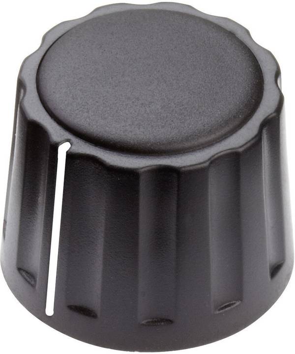 Mentor 4332.6001 4332.6001 Drehknopf mit Zeiger Schwarz (Ø x H) 20 mm x 15 mm 1 St.