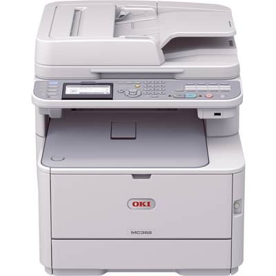 OKI MC362dn Farblaser Multifunktionsdrucker  A4 Drucker, Scanner, Kopierer, Fax LAN, Duplex, ADF