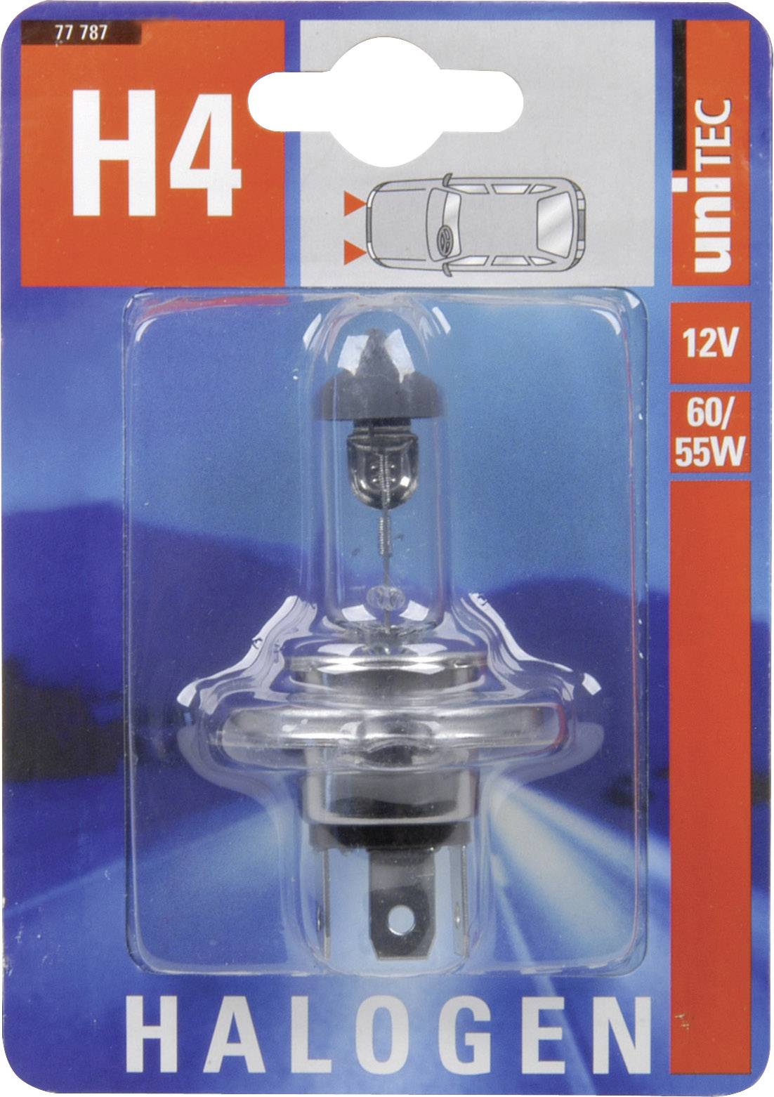 cartrend KFZ-Lampe H4 für Hauptscheinwerfer, 12 V, 60/55 W-1