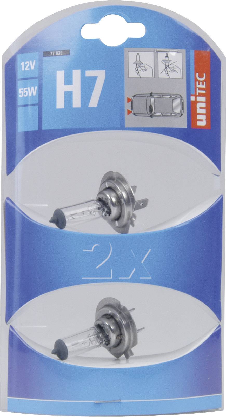 Unitec 77839 Halogen Leuchtmittel Standard H7 55 W 12 V kaufen 