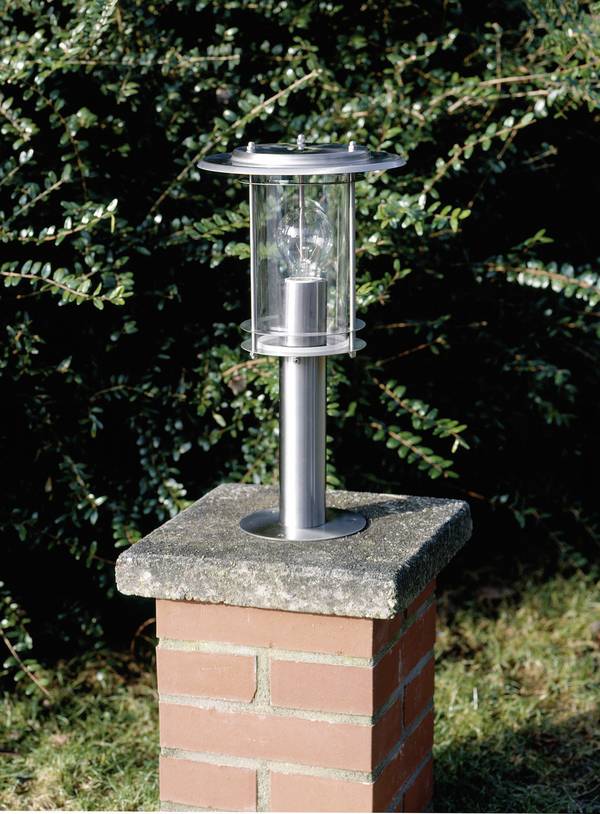 Brilliant 44784/82 York Außenstandleuchte   Halogen E27 60 W Edelstahl