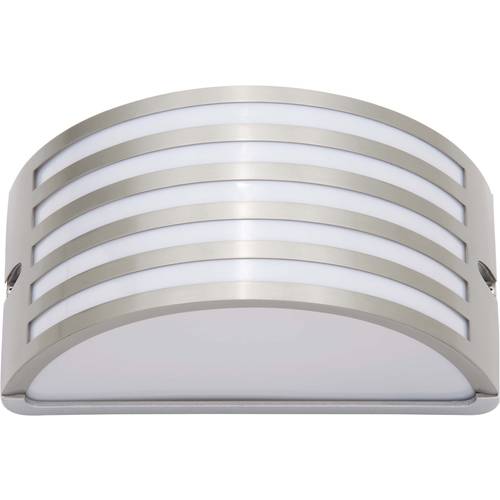 Brilliant Celica 96130/82 Außenwandleuchte Energiesparlampe, LED E27 60 W Edelstahl