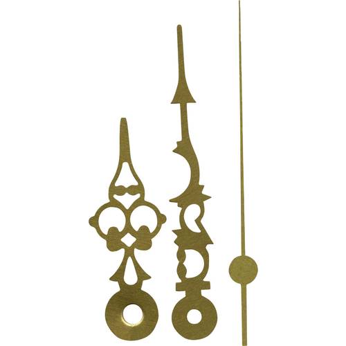 Zeigersatz Poliert/Antik Aluminium Messing Rund