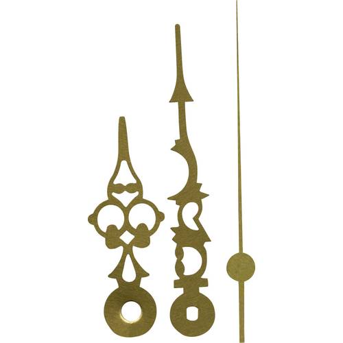 Zeigersatz Poliert/Antik Aluminium Messing Schlitz