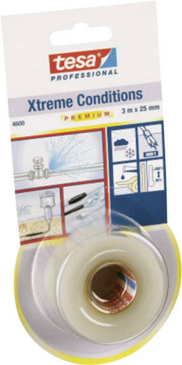 tesa PREMIUM 04600-00000-00 Dichtband tesa® Professional Xtreme Conditions Transparent (L x B) 3 m x 25 mm 1 St.