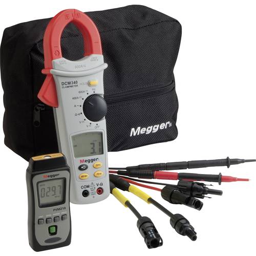 Thumbnail - Megger PVK330 Photovoltaik-Multimeter, Stromzange digital CAT III 600 V Anzeige (Counts): 4000