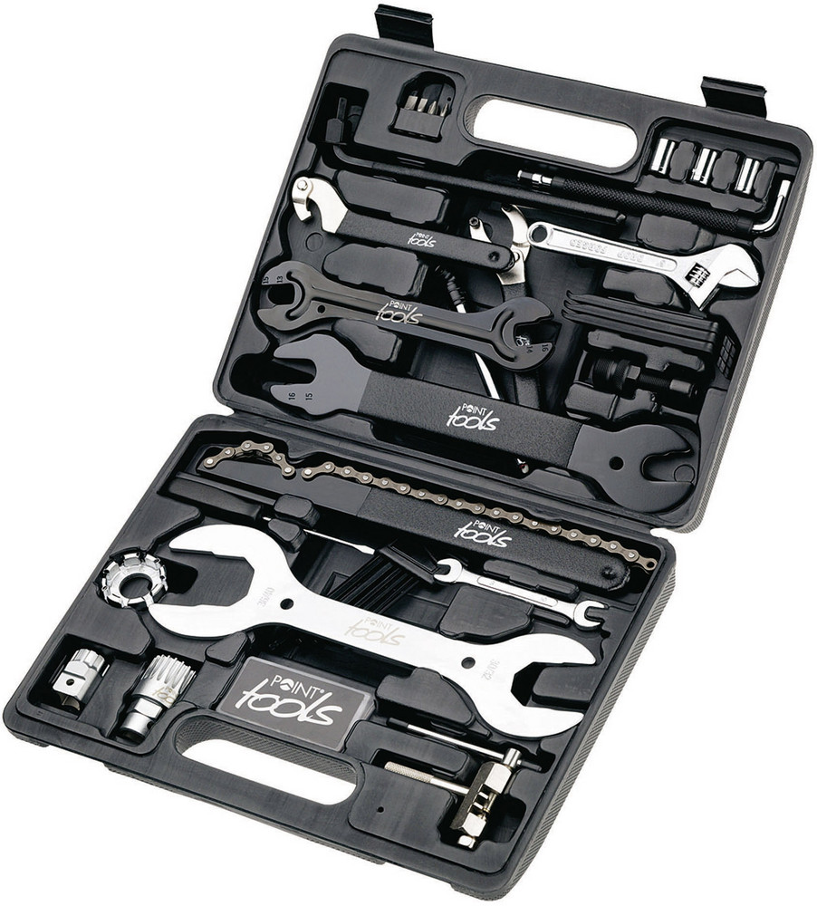 fahrrad werkzeugkoffer 36teilig point toolbox 36