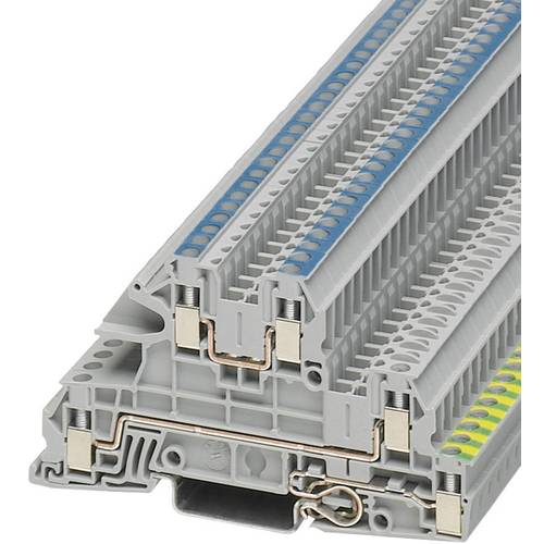 Phoenix Contact 3076030 Installationsschutzleiterklemme 5.2 mm Schrauben Grau 1 St.