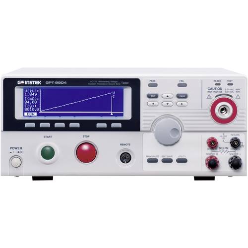 GW Instek GPT-9904 Isolationsmessgerät, Stoßspannungsprüfgerät kalibriert (ISO) 100 V, 250 V, 500 V, 1000 V 50 GΩ