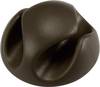 TRU COMPONENTS Kabelhalter selbstklebend 558356 Bündel-Ø-Bereich 8 mm (max) Braun 1 St.