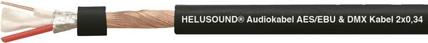 HELU 400032 Kombikabel HELUSOUND AES/EBU 2 x 0.34 mm² + 2 x 0.34 mm² Schwarz Meterware