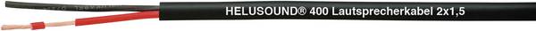 HELU 400091 Lautsprecherkabel HELUSOUND 400 2 x 4 mm² + 2 x 4 mm² Schwarz Meterware