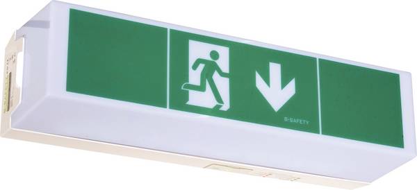 B-SAFETY BR 565 030 Fluchtweg-Notbeleuchtung  Deckenaufbaumontage, Wandaufbaumontage