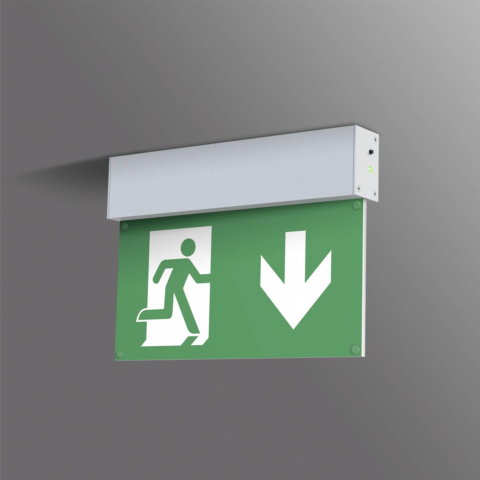 B-SAFETY BR 559 030 Lighting Ceiling Surface-Mount LED, Auto-Test,...
