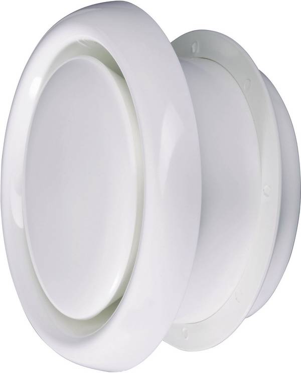 Wallair N35910 Tellerventil  Kunststoff Passend für Rohr-Durchmesser: 10 cm