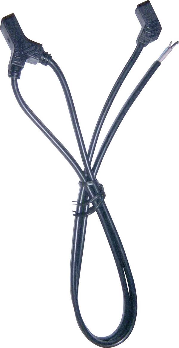 Wallair N40985 2fach Lüfter-Anschlusskabel  Schwarz