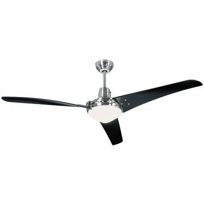 CasaFan Mirage Deckenventilator 53 W (Ø x H) 142 cm x 395 mm Chrom (gebürstet)