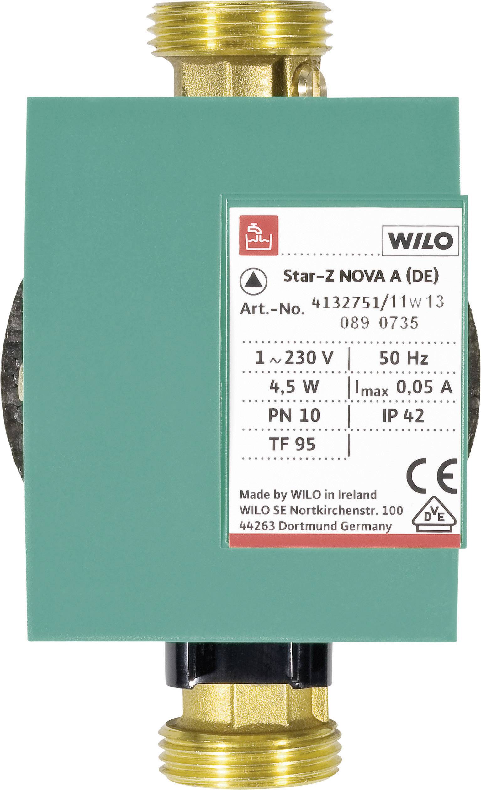 WILO Nassläufer-Hocheffizienzpumpe Star-Z NOVA C,G1-PN10,1x230V,5W-1