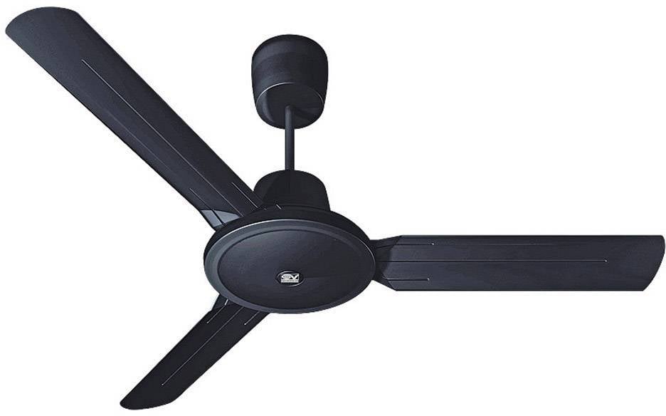 Vortice Nordik Evolution 140 SW Deckenventilator 70 W (Ø x H) 142 cm x 325 mm Schwarz Winterbetrieb, Leuchtenanbau mögli...