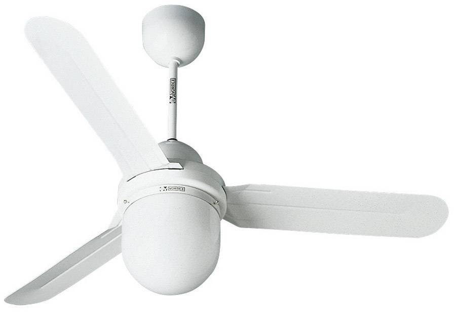 Nordik Design 1S/L 120 WE Deckenventilator (Ø) 122 cm Flügelfarbe: Weiß Gehäusefarbe: Weiß
