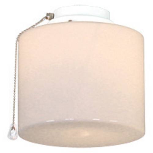 CasaFan 1B WE ZYLINDER GESCHL. Deckenventilator-Leuchte Opalglas (glänzend)