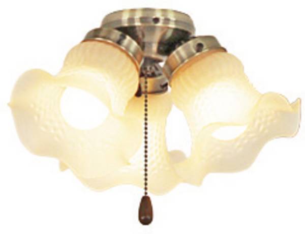 CasaFan 3 MA 3 TULPEN Deckenventilator-Leuchte   Glas matt