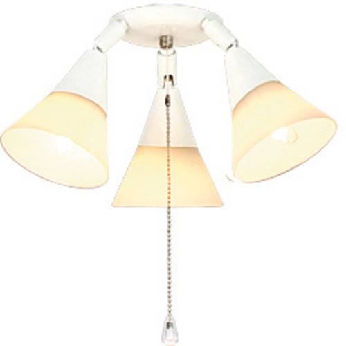 CasaFan 16 WE 3-STRAHLER Deckenventilator-Leuchte Opalglas