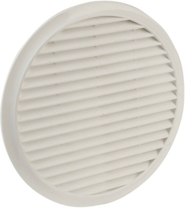 Wallair N33830 Lüftergitter  Kunststoff Passend für Rohr-Durchmesser: 15 cm