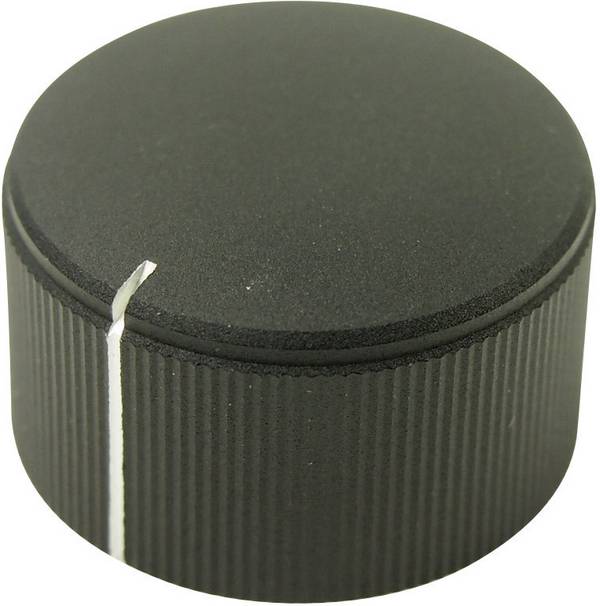 Cliff FC7253 FC7253 Drehknopf Schwarz (Ø x H) 25 mm x 15 mm 1 St.